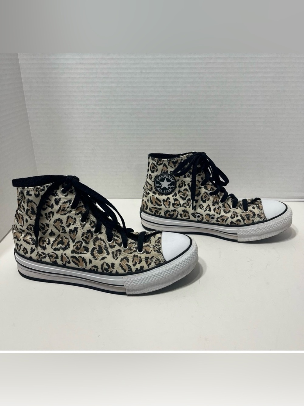 Converse Chuck Taylor All Star Lift High-Top platform sneakers animal print